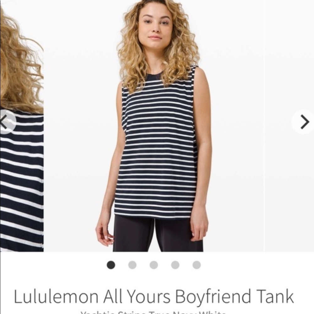 Lululemon All Yours Boyfriend Tank